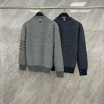 Thom Browne Snowflake Chunky Knit Cardigan