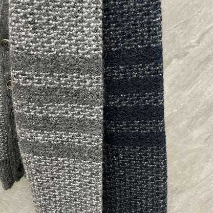 Thom Browne Snowflake Chunky Knit Cardigan