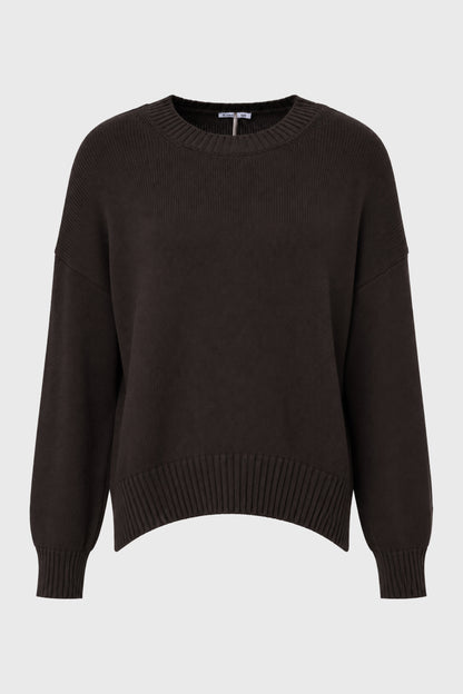 Grey Basic Knit Sweater