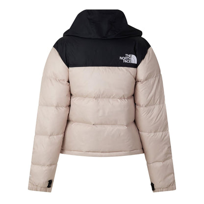 North Face Womens 1996 Retro Nuptse Water Resistant Goose Down Short Puffer Jacket