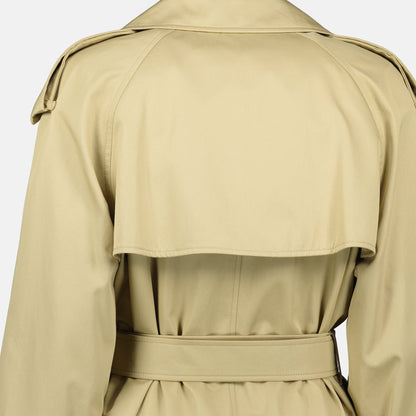 Castleford Beige Long Trench Coat