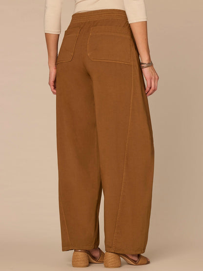 "Ab"leisure Skyrise Cinched Waist Toggle Hem Petite Jogger Pants
