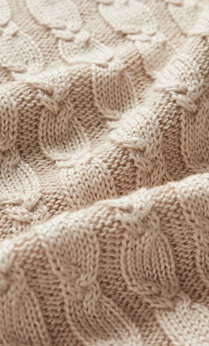 Cassandra Cable Sweater - Silk & Cashmere
