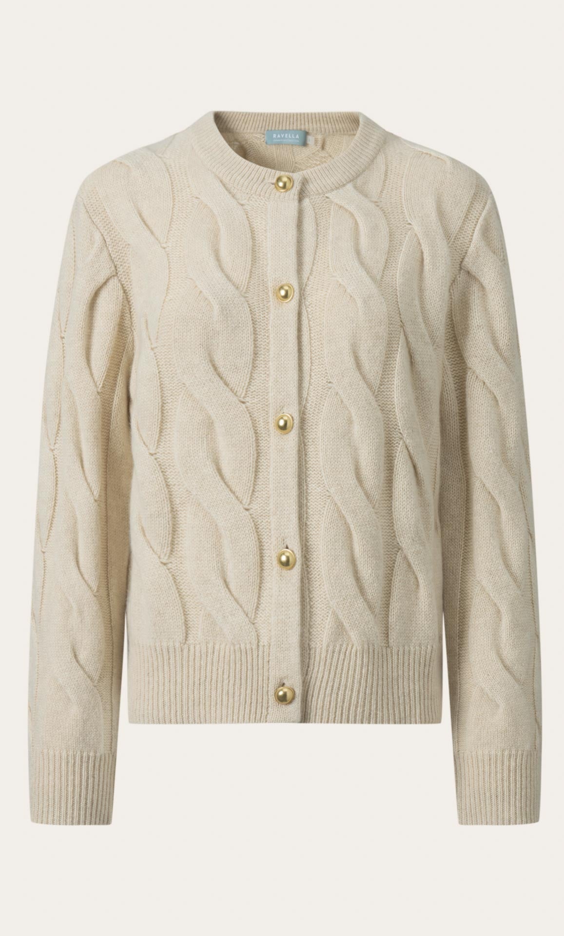 Chamonix Cable Cashmere Cardigan
