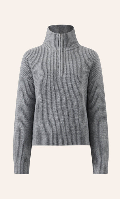Cortina Cashmere Half-Zip Sweater