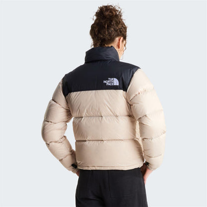 North Face Womens 1996 Retro Nuptse Water Resistant Goose Down Short Puffer Jacket