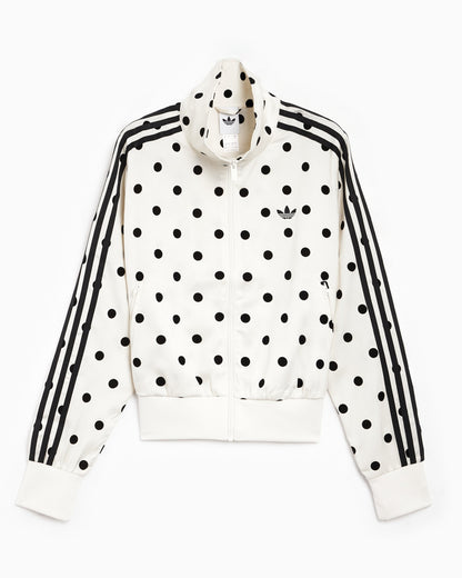 adidas Originals Satin Polka Dots Crop Women's Track Jacket