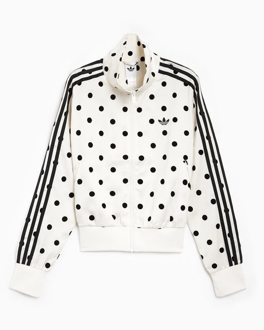 adidas Originals Satin Polka Dots Crop Women's Track Jacket
