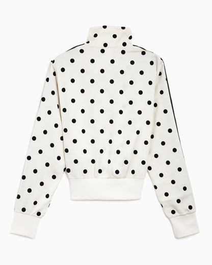 adidas Originals Satin Polka Dots Crop Women's Track Jacket