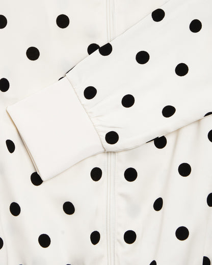 adidas Originals Satin Polka Dots Crop Women's Track Jacket